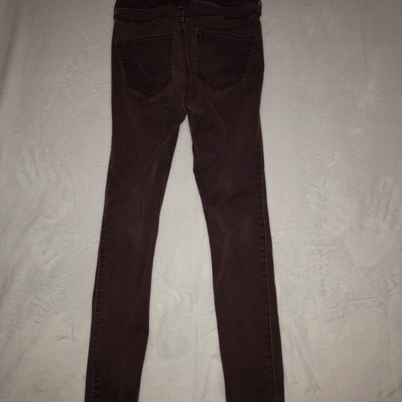 Women’s Hollister Maroon Jeans (0) - Picture 2 of 4